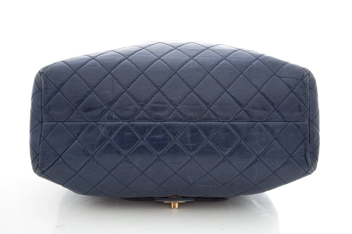 Chanel 2014/15 Navy Large Shopper Handbag