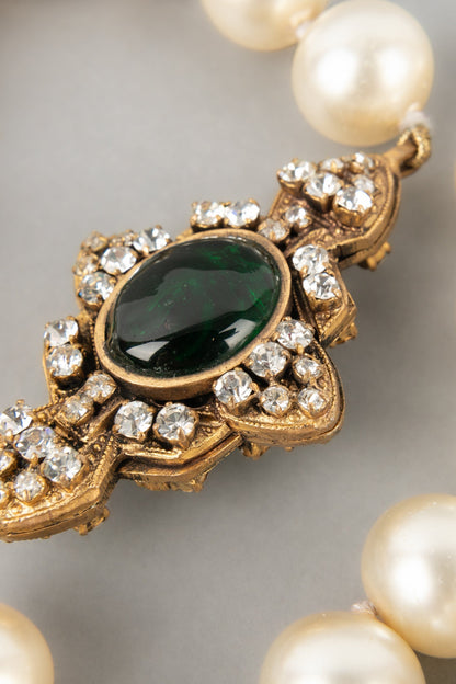 Collier de perles Chanel 1980's