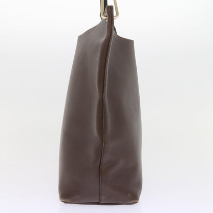 GUCCI Bamboo Shoulder Bag Leather Brown  ac2294