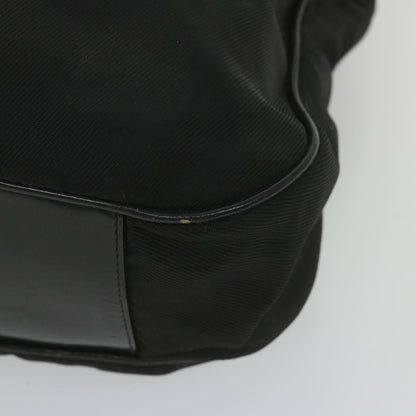 GUCCI Bamboo Shoulder Bag Nylon 2way Black  ac2467