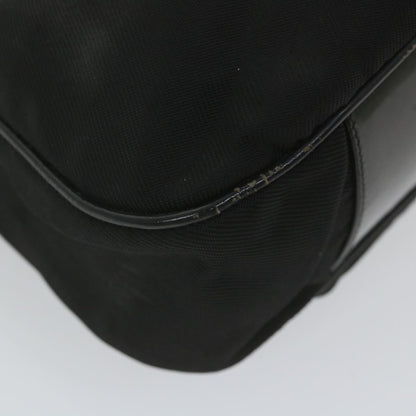 GUCCI Bamboo Shoulder Bag Nylon 2way Black  ac2467