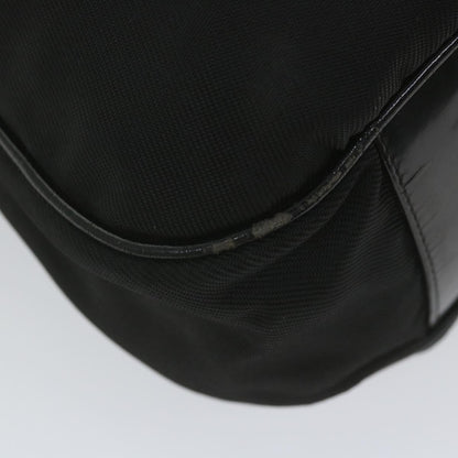 GUCCI Bamboo Shoulder Bag Nylon 2way Black  ac2467