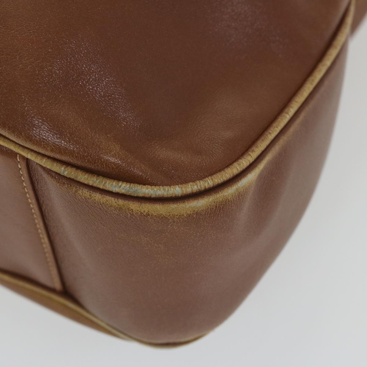 GUCCI Bamboo Shoulder Bag Leather 2way Brown  ac2472
