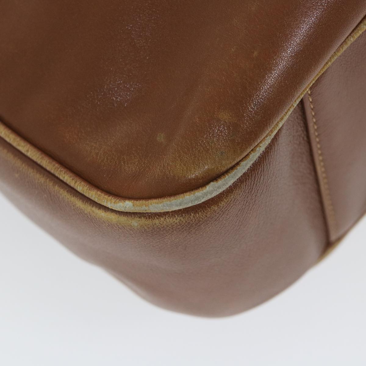 GUCCI Bamboo Shoulder Bag Leather 2way Brown  ac2472