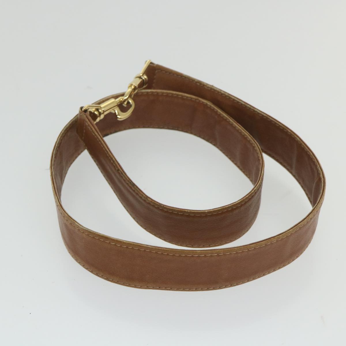 GUCCI Bamboo Shoulder Bag Leather 2way Brown  ac2472