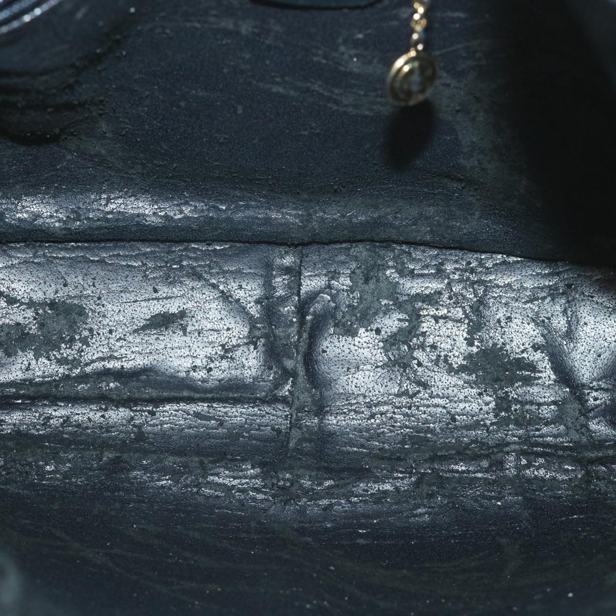 GUCCI Bamboo Shoulder Bag Leather 2way Black  ac2473
