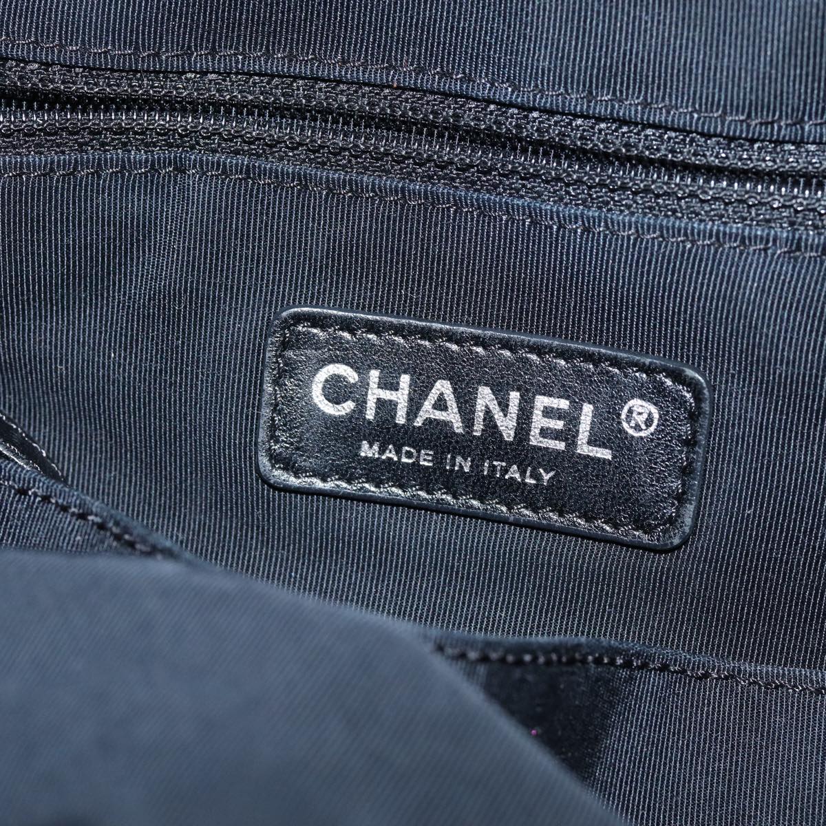 CHANEL Matelasse Chain COCO Mark Tote Bag Canvas Gray CC ac2943