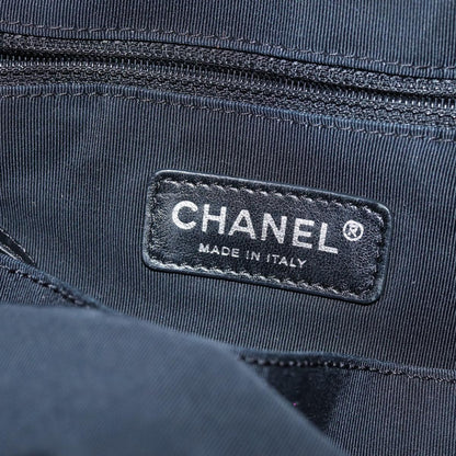 CHANEL Matelasse Chain COCO Mark Tote Bag Canvas Gray CC ac2943