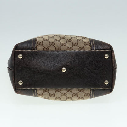 GUCCI GG Canvas Web Sherry Line Tote Bag Beige Gold Red 181779  ac3200