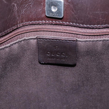 GUCCI GG Canvas Tote Bag Beige Silver 73983  ac3207