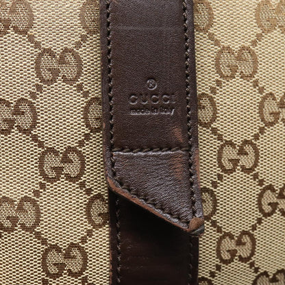 GUCCI GG Canvas Tote Bag Beige Silver 145971  ac3208