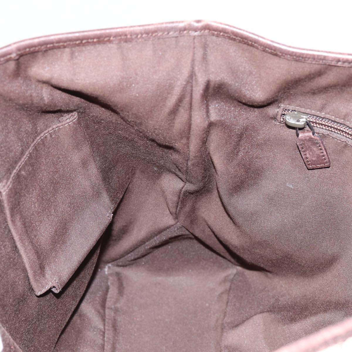 GUCCI GG Canvas Tote Bag Beige Silver 145971  ac3208