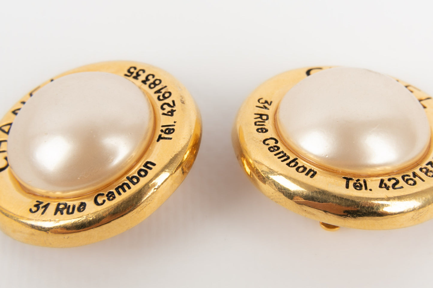 Boucles d'oreilles Chanel 1985s