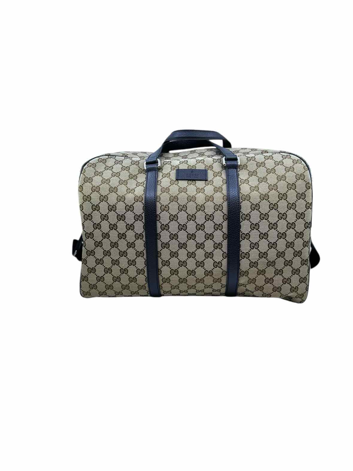 GUCCI Brown MONOGRAM Duffle Bag