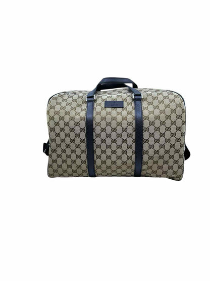 GUCCI Brown MONOGRAM Duffle Bag