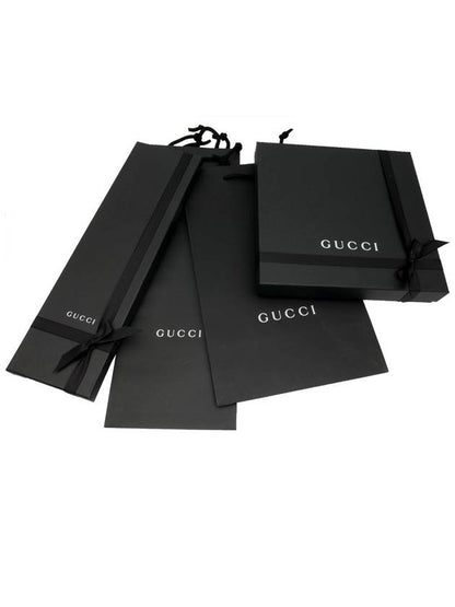 Gucci Bee Pattern Muffler Burgundy