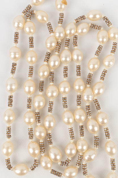 Collier de perles nacres Chanel 1990s