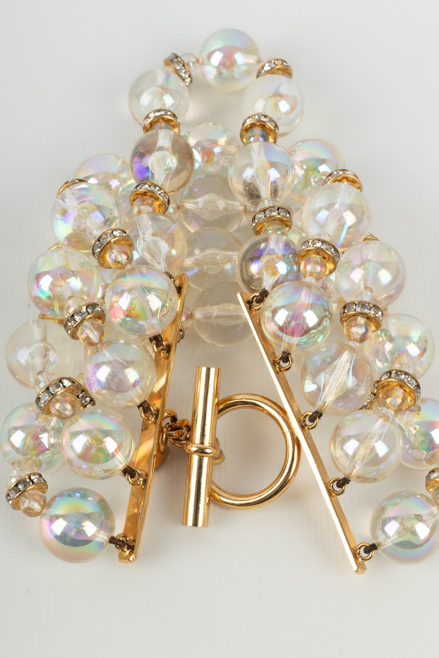 Bracelet de perles Chanel 1990s