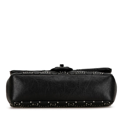 Chanel Mini Matelasse Studs Chain Shoulder Bag Black