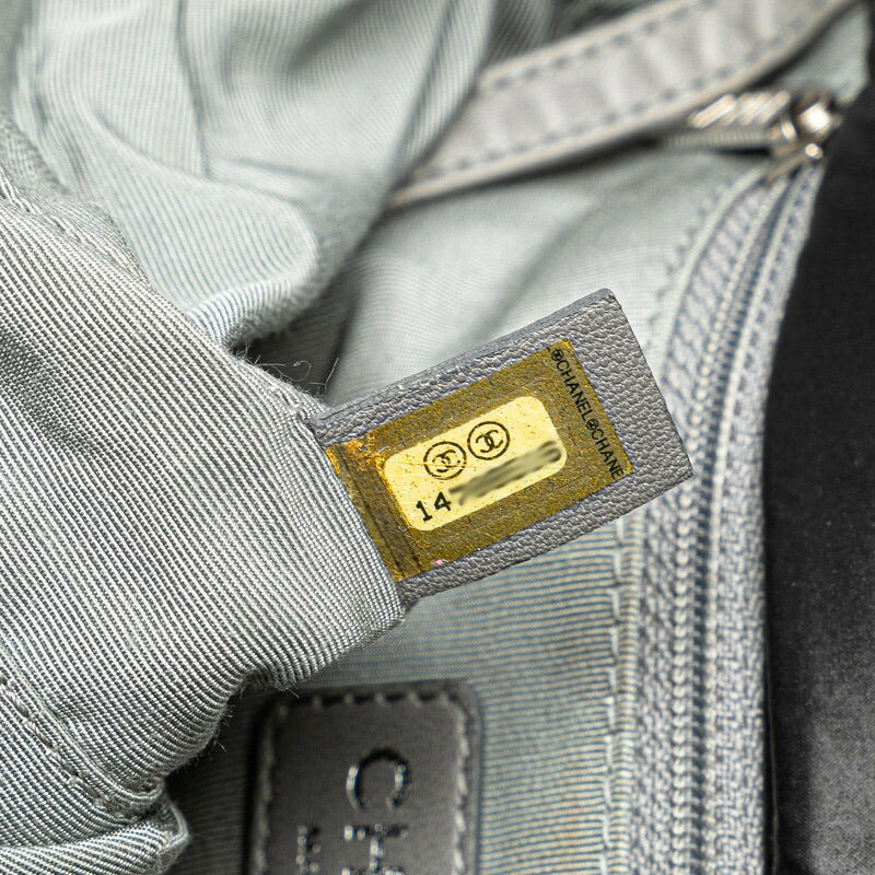 Chanel Nylon Leather Chain Shoulder Bag