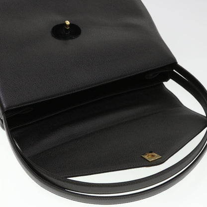 CHANEL Shoulder Bag Caviar Skin Black CC am4067