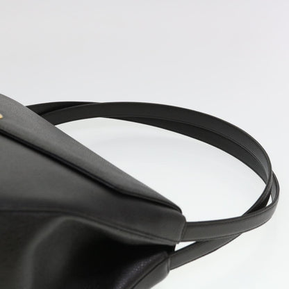 CHANEL Shoulder Bag Caviar Skin Black CC am4067