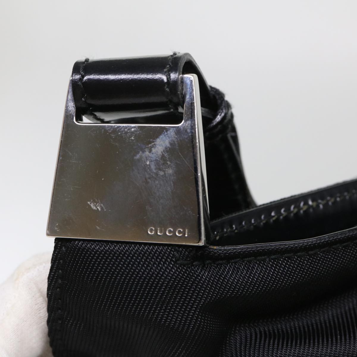 GUCCI Boston Bag Nylon Black 012 2122 0161 10  am4144