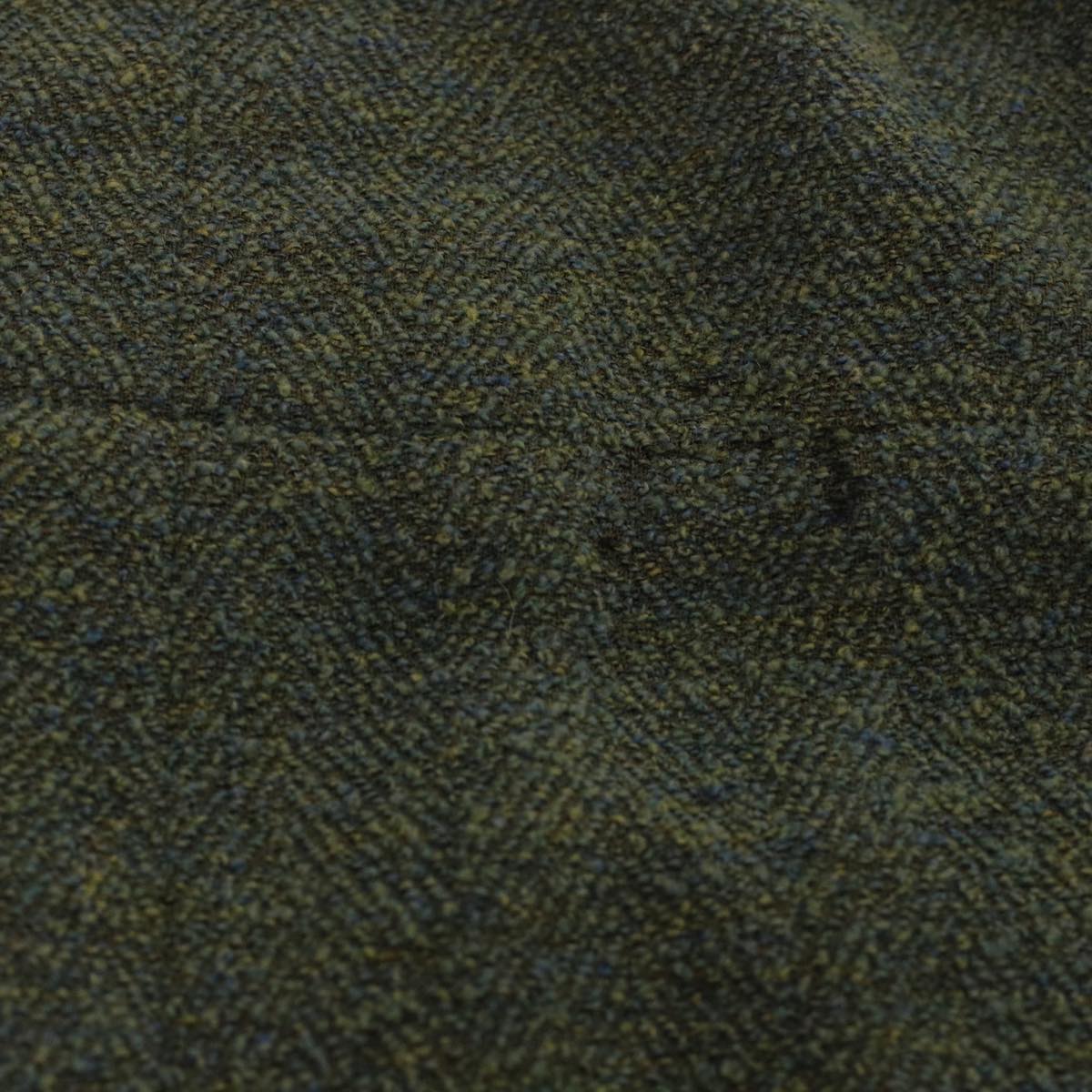 CHANEL Skirt Wool Green CC am4825