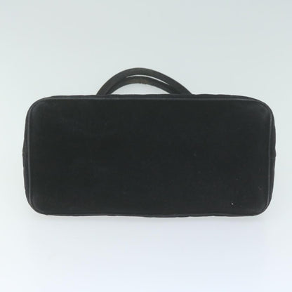 CHANEL Materasse Tote Bag Velor Standard Black CC am5812
