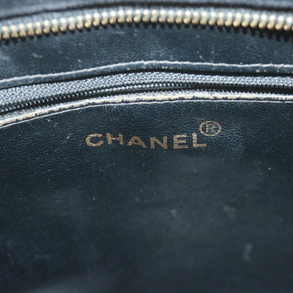 CHANEL Materasse Tote Bag Velor Standard Black CC am5812