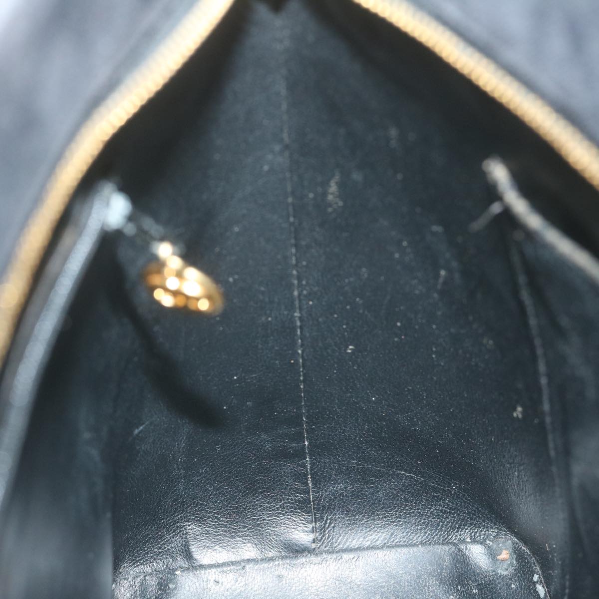 CHANEL Materasse Tote Bag Velor Standard Black CC am5812