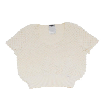 CHANELTops Polyamide Nylon White CC am6465