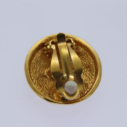 CHANEL COCO Mark Earring metal Gold CC am6613