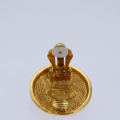 CHANEL COCO Mark Earring metal Gold CC am6613