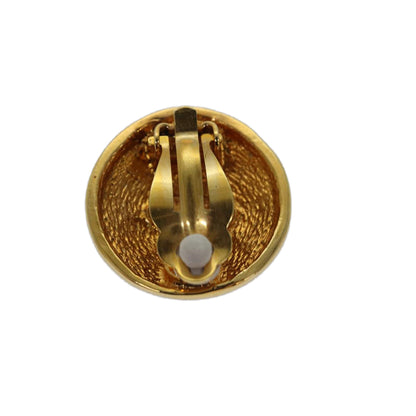 CHANEL COCO Mark Earring metal Gold CC am6613