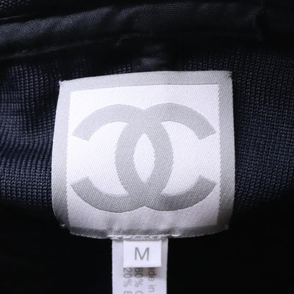 CHANEL Sports Line Hat cotton Black CC am6872