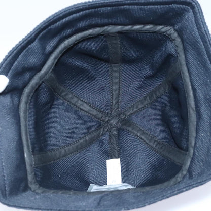 CHANEL Sports Line Hat cotton Black CC am6872