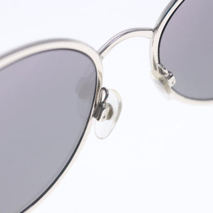 CHANEL Sunglasses metal Silver CC am7050