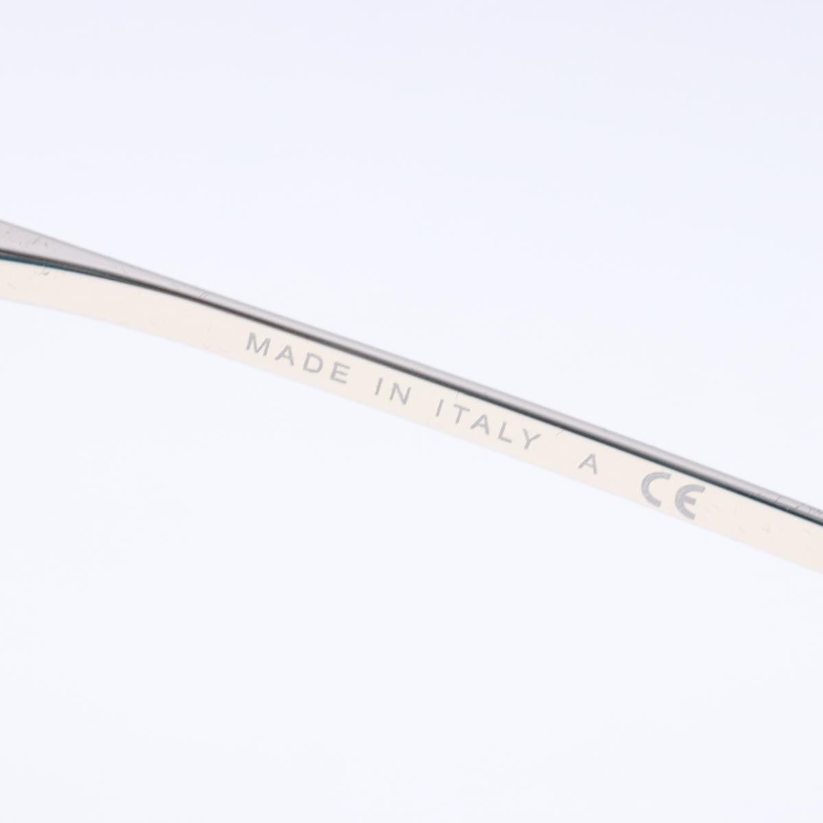 CHANEL Sunglasses metal Silver CC am7050