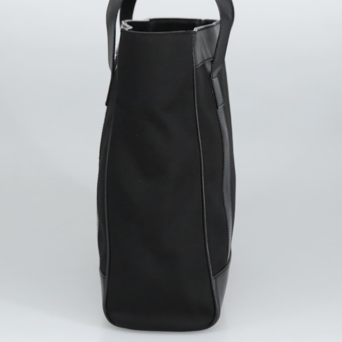 GUCCI Tote Bag Nylon Leather Black Silver 002 1705 0405  am7109