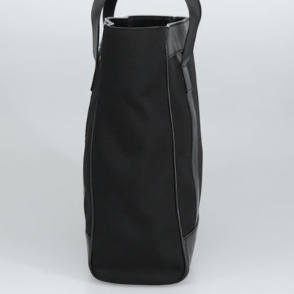 GUCCI Tote Bag Nylon Leather Black Silver 002 1705 0405  am7109