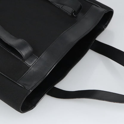 GUCCI Tote Bag Nylon Leather Black Silver 002 1705 0405  am7109