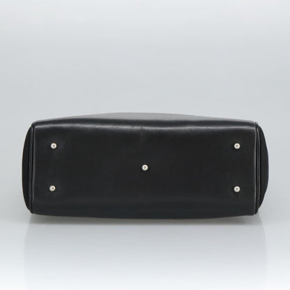 GUCCI Tote Bag Nylon Leather Black Silver 002 1705 0405  am7109