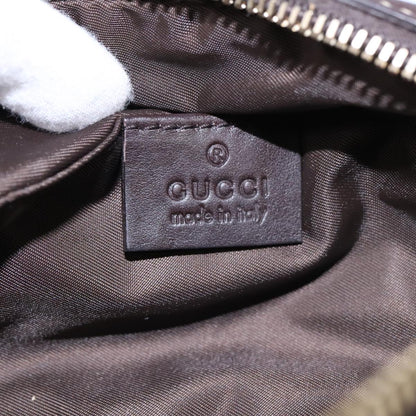 GUCCI Bamboo GG Canvas Pouch Beige 246175  am7217