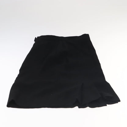 CHANEL Setup Skirt Jacket Cotton 34 Black White CC am7406