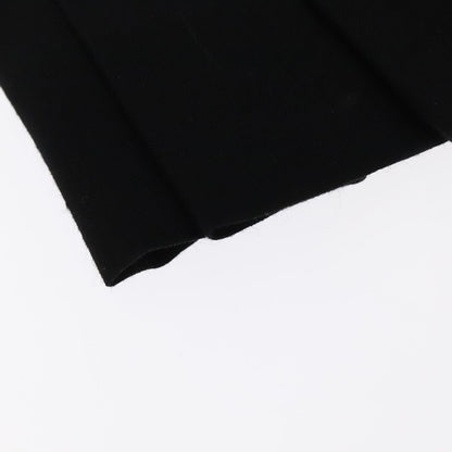 CHANEL Setup Skirt Jacket Cotton 34 Black White CC am7406