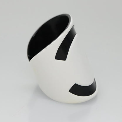 CHANEL Bangle COCO Mark plastic White Black CC am7441