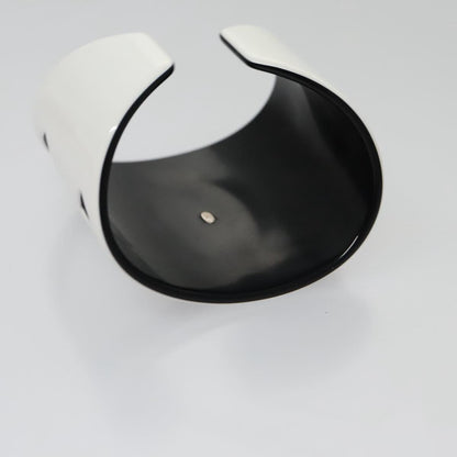 CHANEL Bangle COCO Mark plastic White Black CC am7441