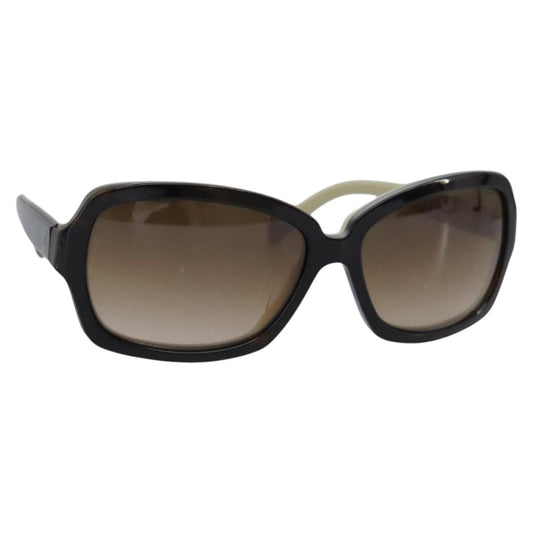 CHANEL Sunglasses plastic Brown CC am7632