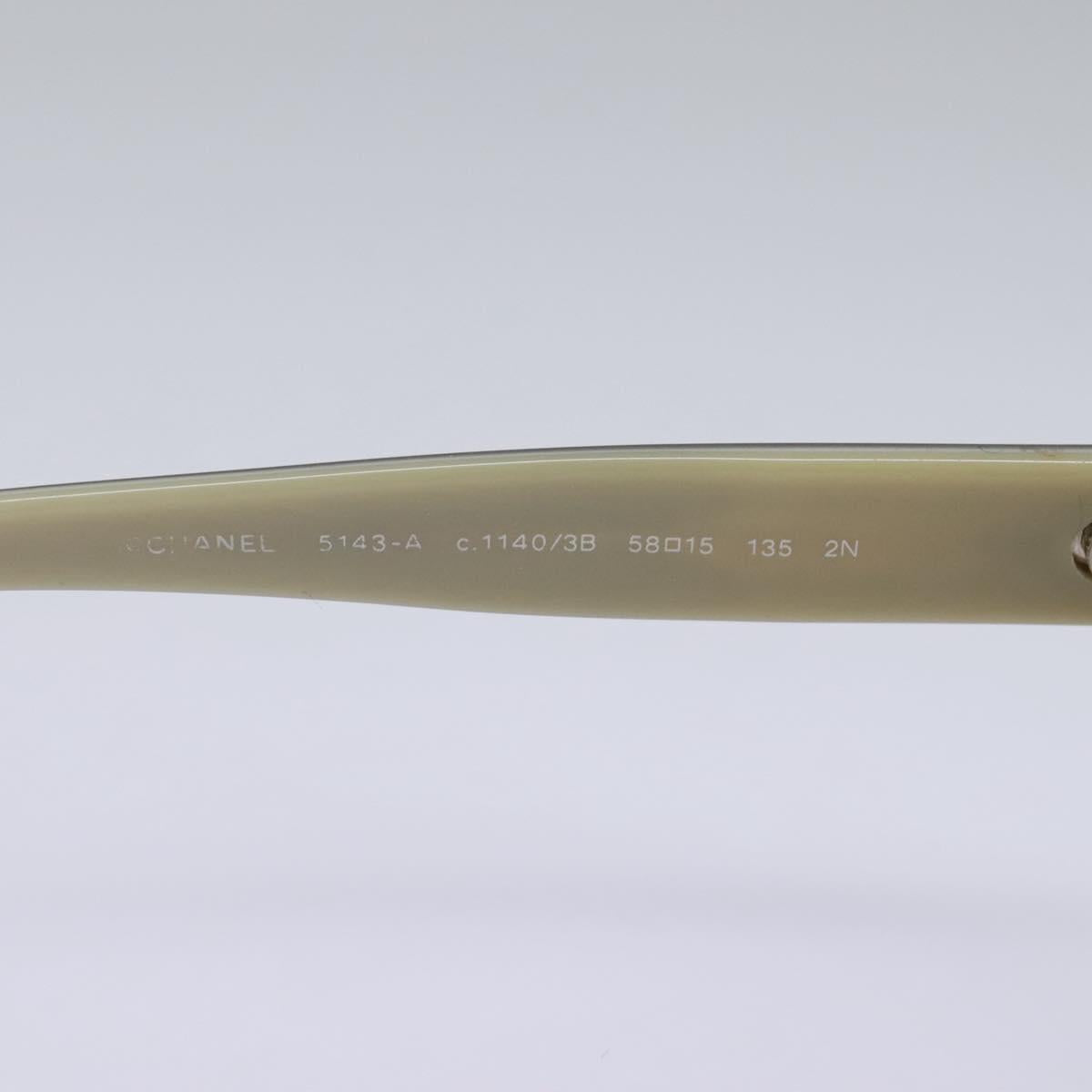 CHANEL Sunglasses plastic Brown CC am7632
